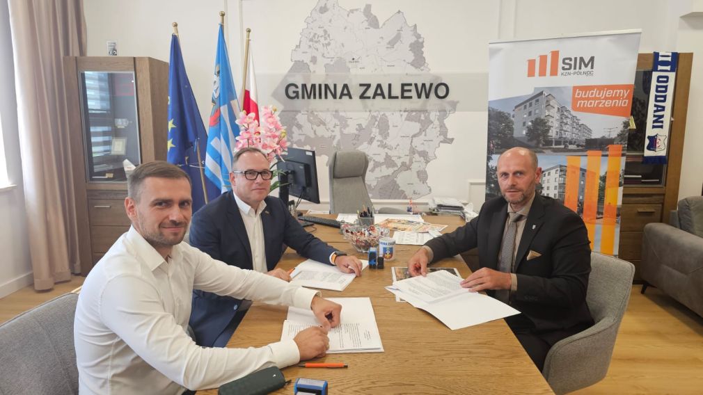 Nowe mieszkania w Zalewie coraz bliżej. Podpisano umowę na realizację inwestycji.