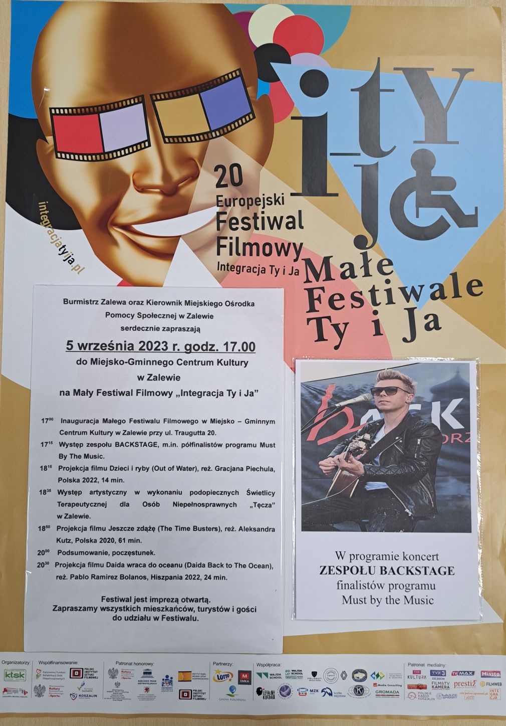 Zaproszenie na Mały Festiwal Filmowy &quot;Integracja Ty i Ja&quot;