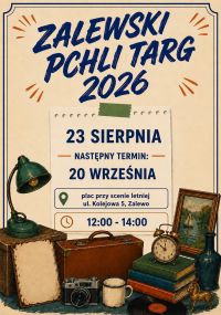 Zaproszenie na Zalewski Pchli Targ