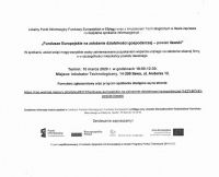 Zaproszenie na spotkanie informacje pt.: &quot;Fundusze Europejskie na założenie działalności gospodarczej - powiat iławski&quot;