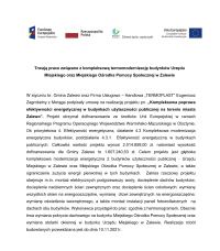 Rozpoczęto prace związane z kompleksową termomodernizacją budynków UM oraz MOPS w Zalewie