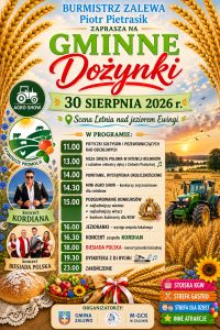 Zaproszenie na Gminne Dożynki