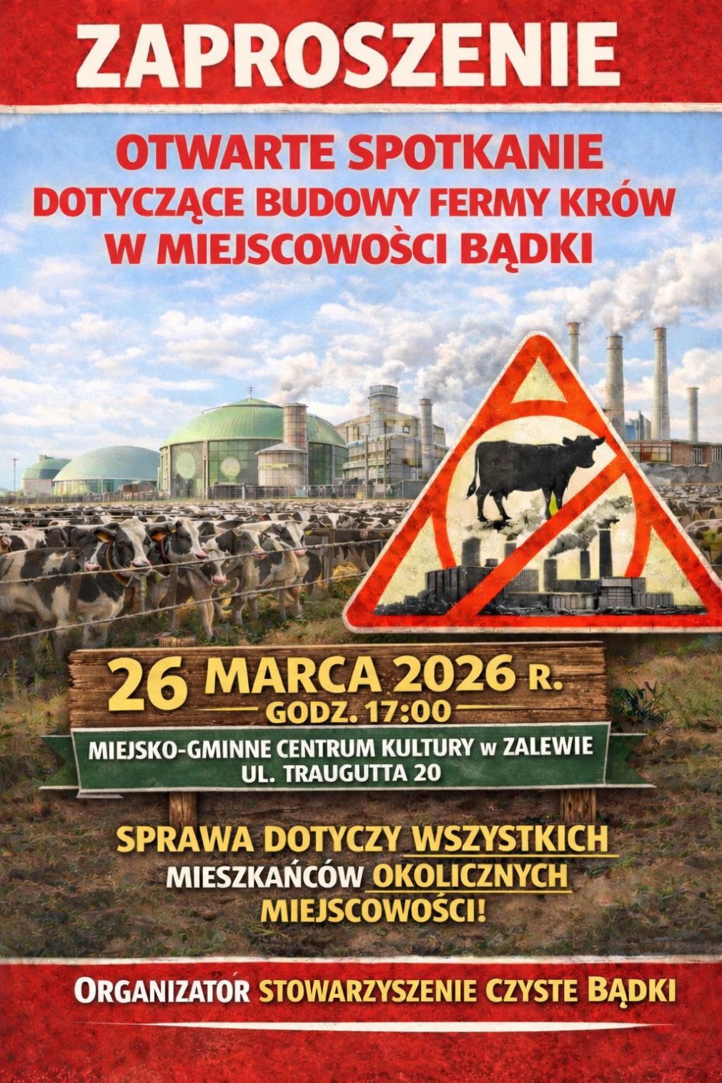 Stowarzyszenie Czyste Bądki zaprasza mieszkańców na spotkanie