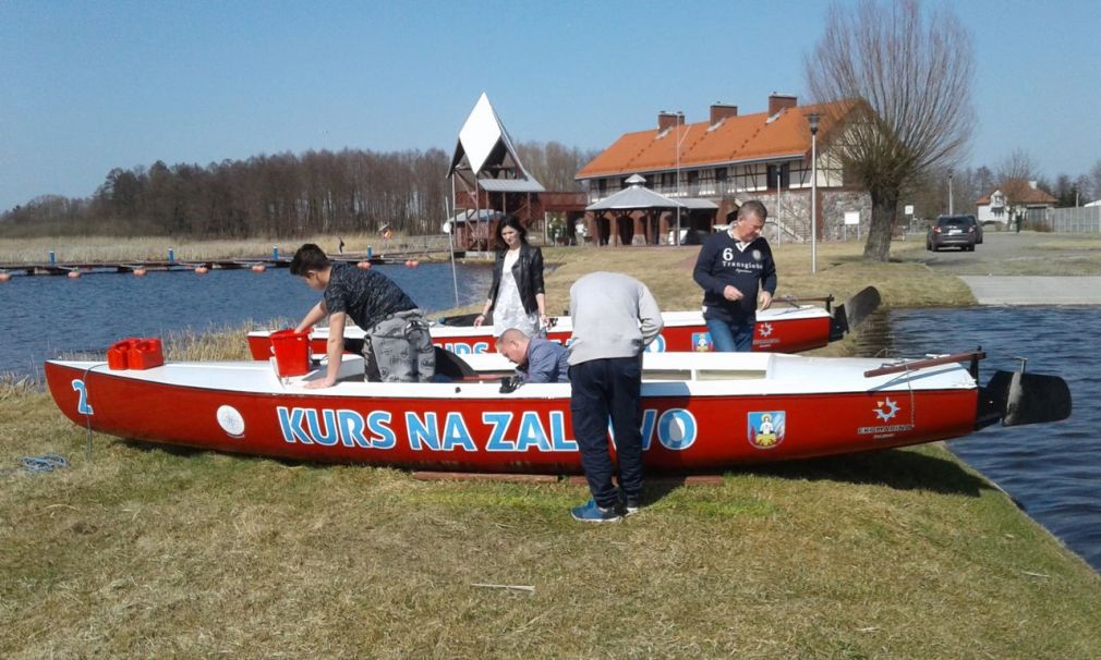 Sezon żeglarski przy  ekomarinie w Zalewie