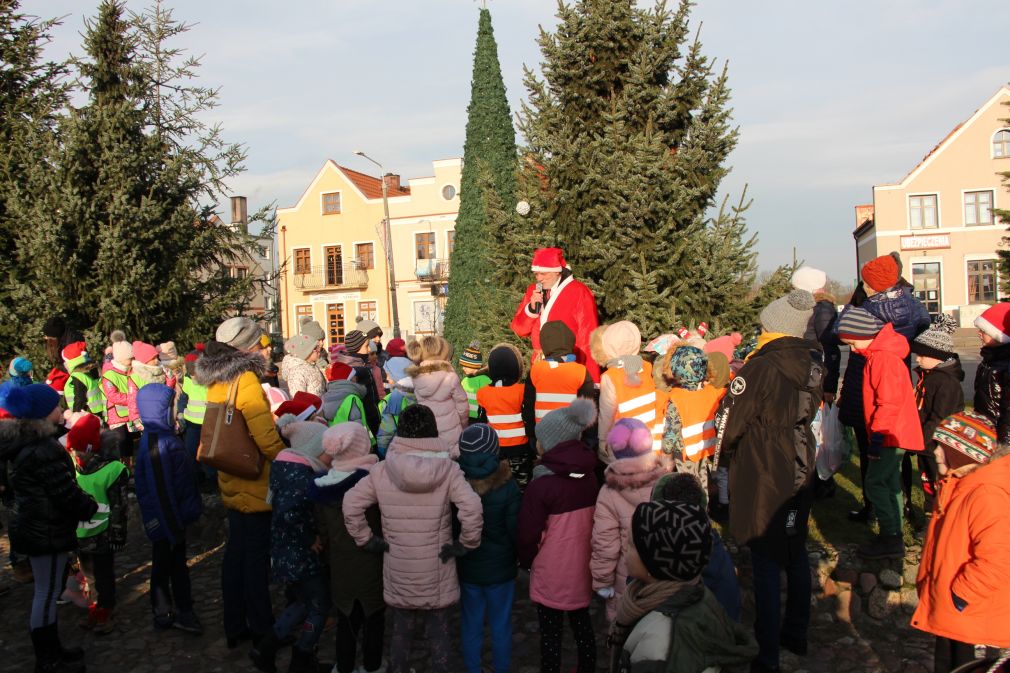 Mikołajki w centrum Zalewa