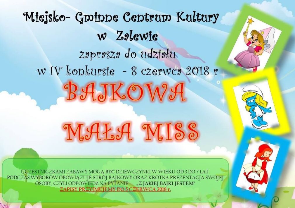 Bajkowa Mała Miss