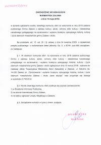 Ogłoszenie wyniku otwartego konkursu ofert - opracowanie biuletynu