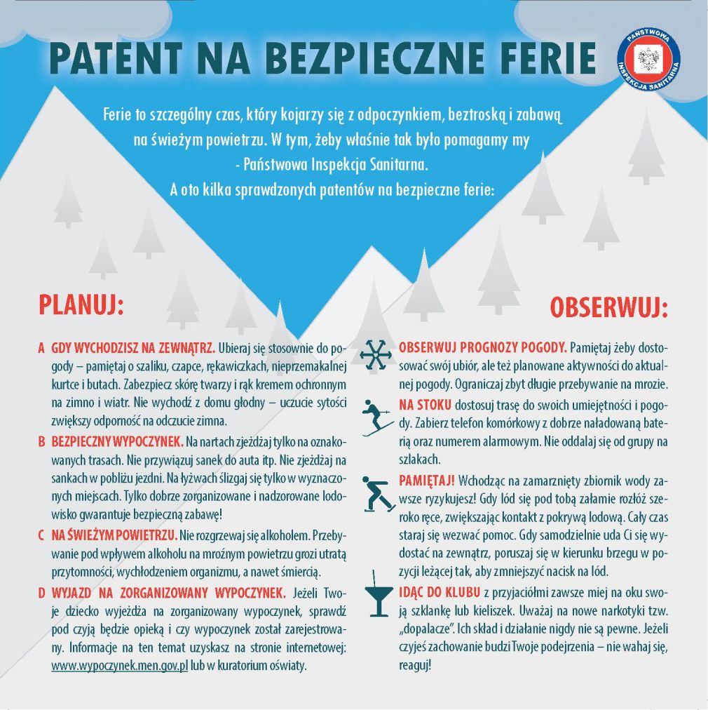 Patent na bezpieczne ferie