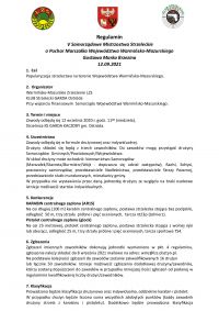 V Samorządowe Mistrzostwa Strzeleckie o Puchar Marszałka Województwa Warmińsko-Mazurskiego Gustawa Marka Brzezina