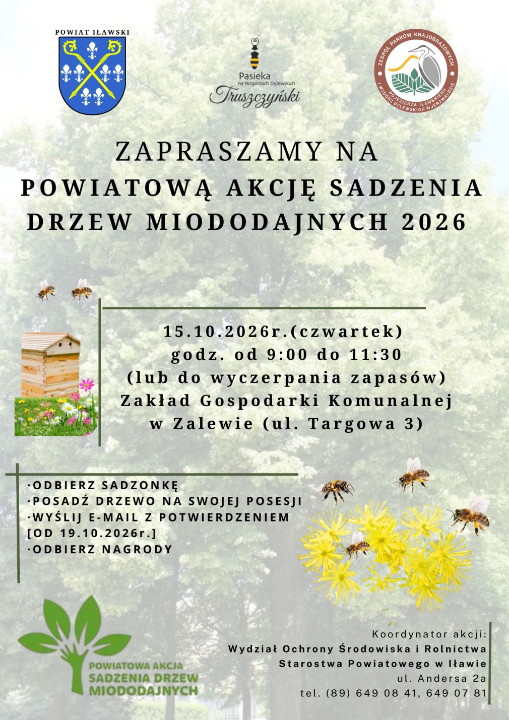 Powiatowa Akcja Sadzenia Drzew Miododajnych