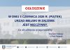 Ogłoszenie Burmistrz Zalewa