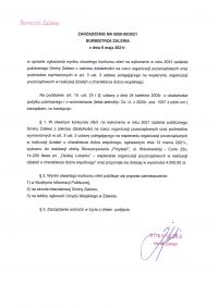 Ogłoszenie wyniku otwartego konkursu ofert - wsparcie realizacji działań o charakterze dobra wspólnego