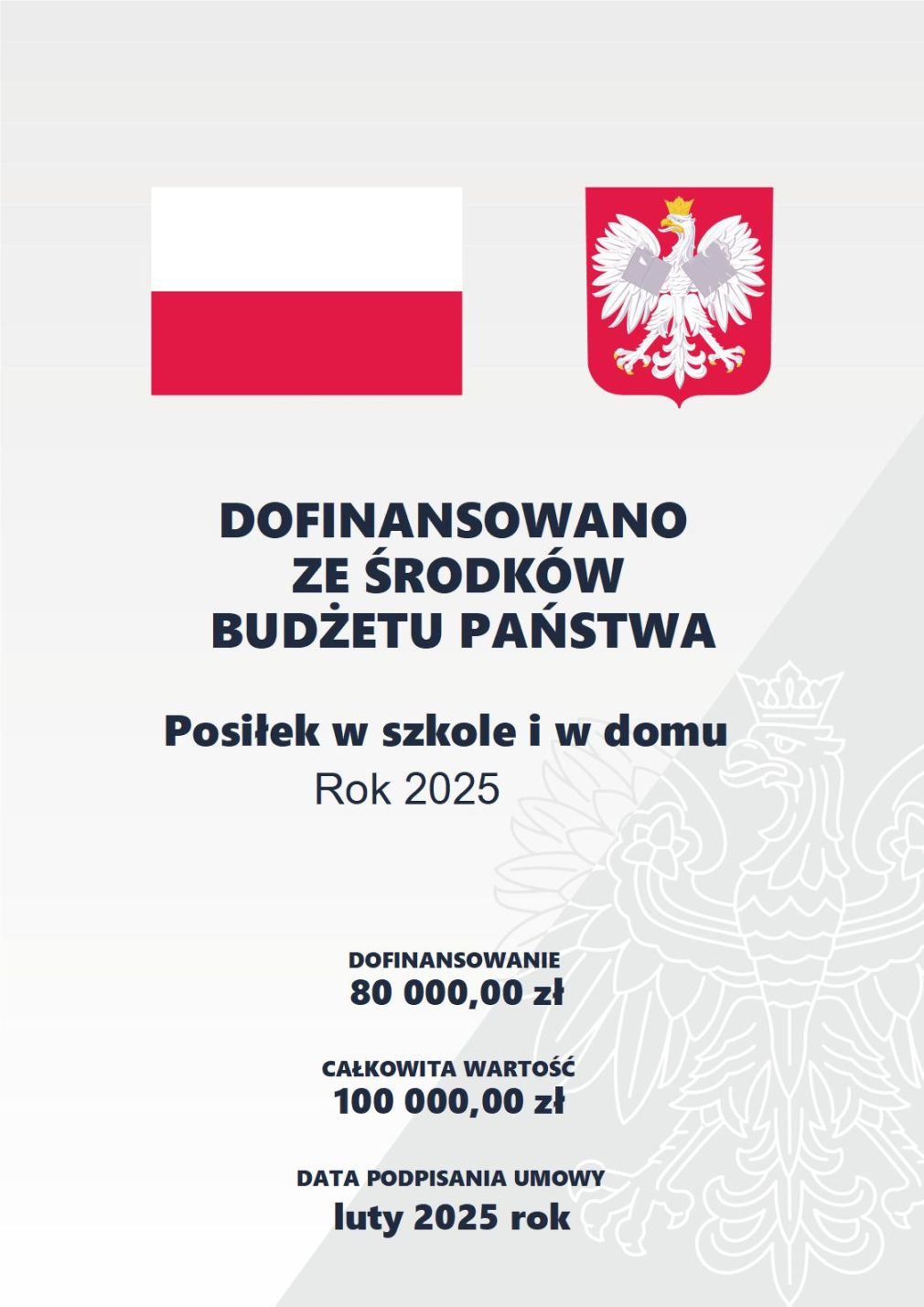 Posiłek w szkole i w domu - 2025