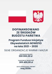 Ruszyła realizacja Projektu LGR „Wielkie Jeziora Mazurskie” pn. „SILNE ORGANIZACJE WARMII I MAZUR”