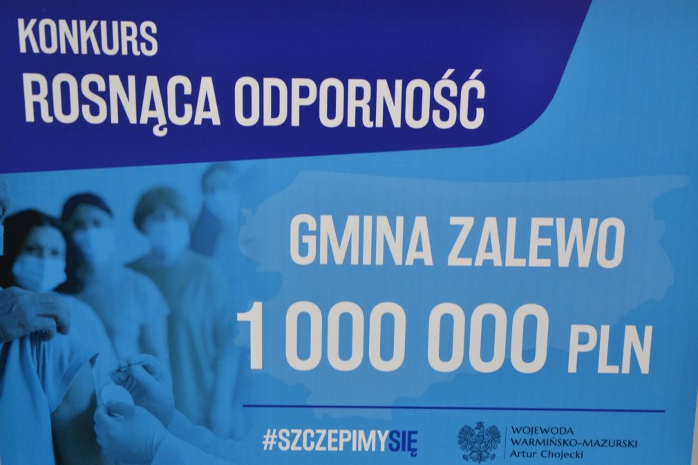 1.000.000 zł dla Gminy Zalewo