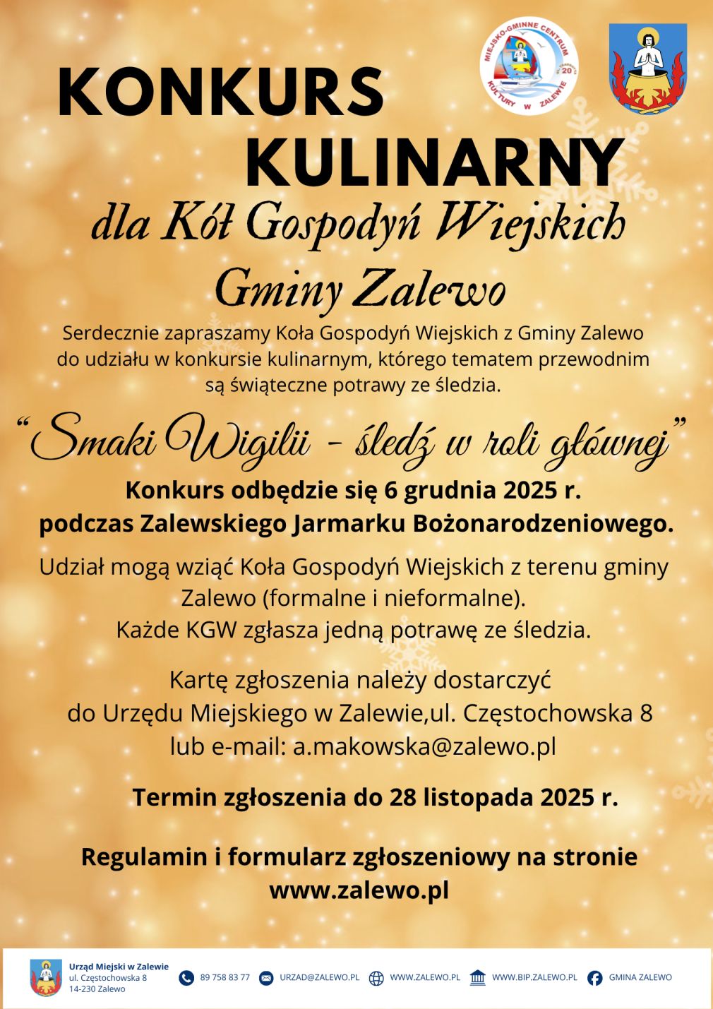 Zaproszenie do udziału w konkursie dla Kół Gospodyń Wiejskich