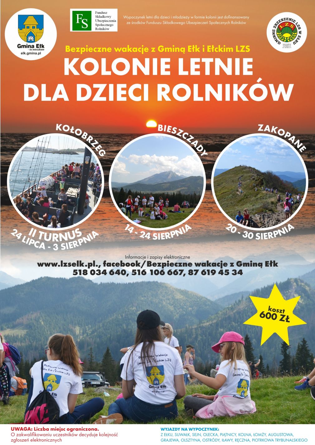 Kolonie dla dzieci rolników