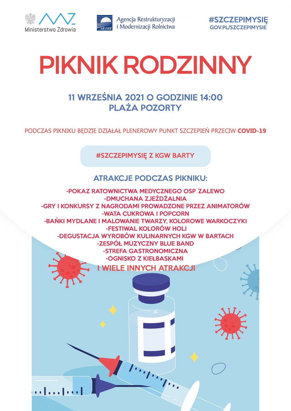 Zaproszenie na Piknik Rodzinny do Pozort