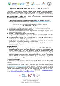 NOWEFIO – WARMIA MAZURY LOKALNIE 6 Edycja 2024 – Małe Inicjatywy