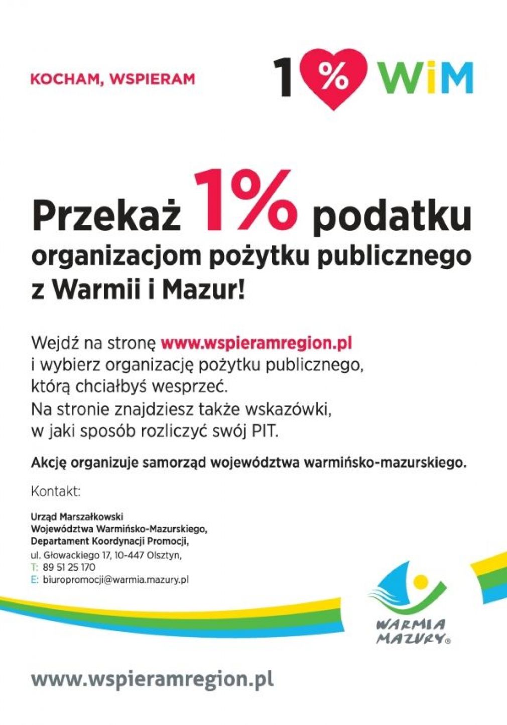 Wspieram region - 1% dla OPP