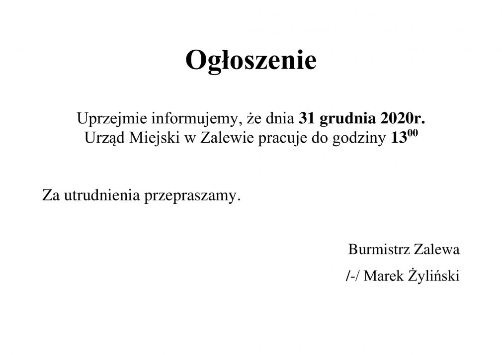 Ogłoszenie