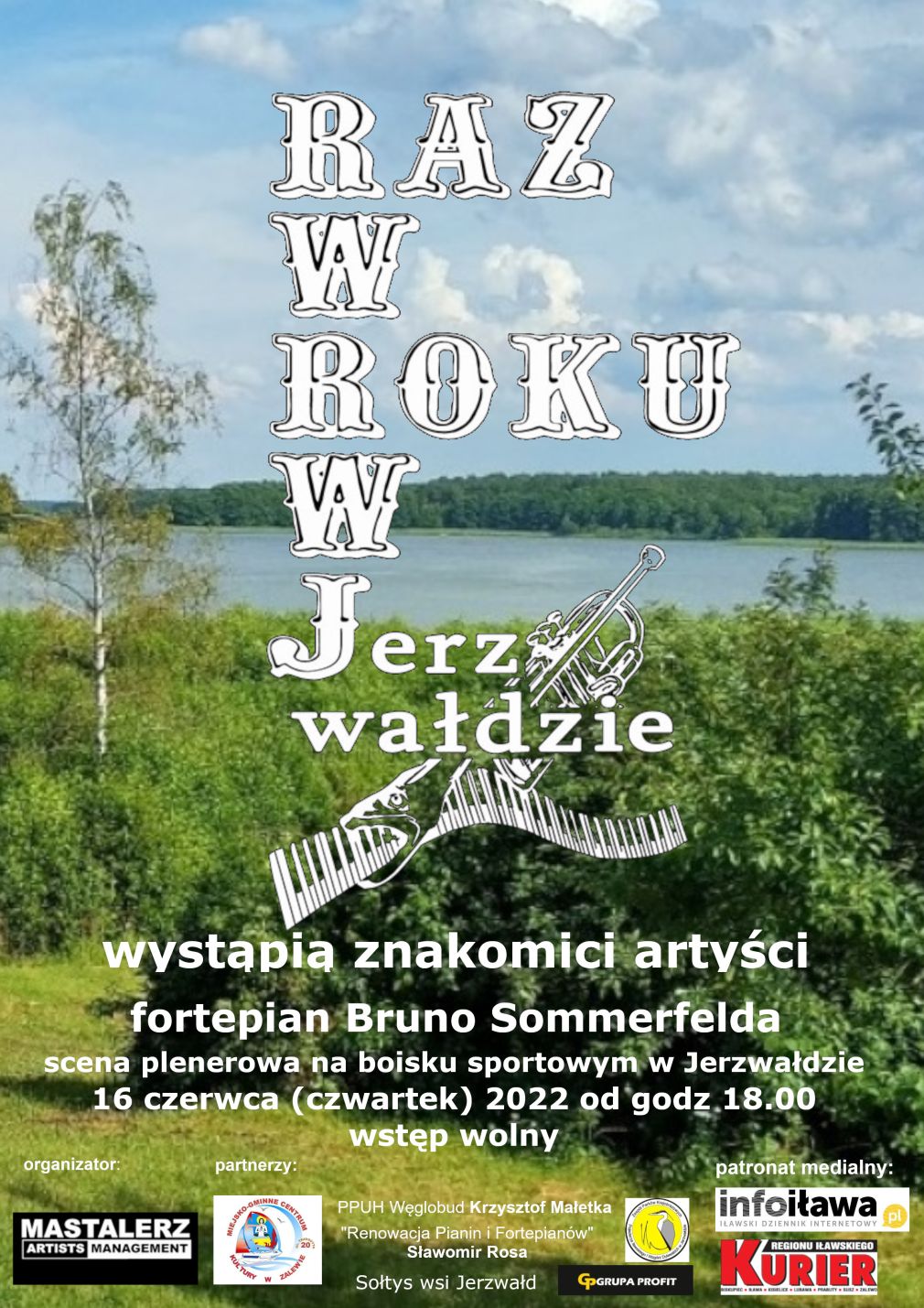 Zaproszenie na koncert &quot;Raz w Roku w Jerzwałdzie&quot;