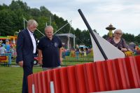 Odsłona zegara słonecznego w Zalewie